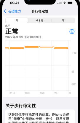 临夏iPhone手机维修如何在iPhone开启'步行稳定性通知'