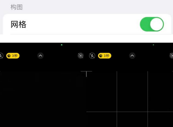 临夏苹果手机维修网点分享iPhone如何开启九宫格构图功能