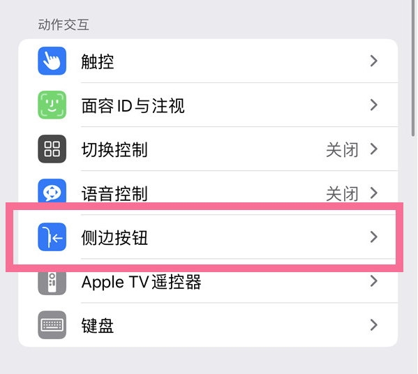 临夏苹果14维修店分享iPhone14 Plus侧键双击下载功能关闭方法 