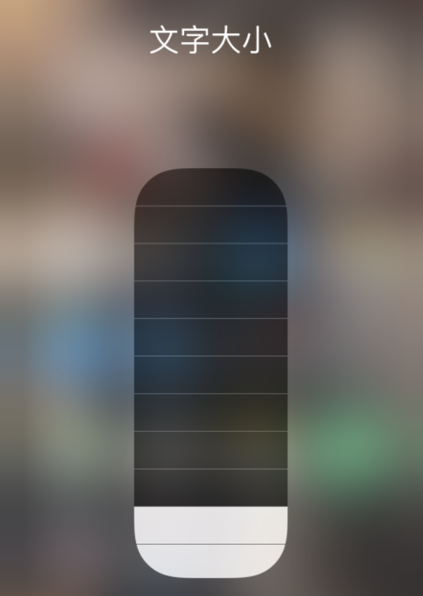 临夏苹果手机维修分享小技巧：在 iPhone 控制中心快速调节字体大小 